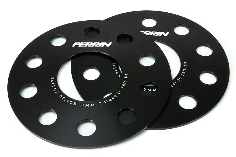 Toyota GR Corolla Wheel Spacers - Perrin Performance - 60.1mm CB / 5x114.3 BP - 3mm - `23-`26